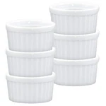 Hic Kitchen Ramekin Set, Fine Porcelain, 2-OUNCE, Of 6. Fixed Price $18.08.