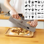 Personalized Pizza Axe Cutter Wheel Rocker Peel , Custom Engraved Cooking Knife. Fixed Price $44.99.
