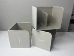 3 Caraway Food Storage Holder Organizer Cabinet Gray Canvas Lot. Fixed Price $38.00.