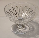 La Rochere Elise Ice Cream Cup, Set Of 5, 13.5 Oz. Footed Dish W/ribbed Design. Fixed Price $45.00.