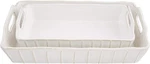 Mud Pie White Baker 2 Dish Set. Fixed Price $60.00.