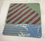 Pampered Chef Cupcake Muffin Baking Silicone 2 Mats Blue Yellow Green 9X11. Fixed Price $11.99.