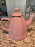 Chantal Pink Tea Pot Ceramic 2003 Microwave Safe Cup Euc. Fixed Price $14.90.