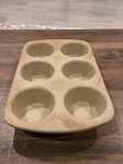 Pampered Chef Muffin Cupcake Stoneware Pan #1468 - Retired. Fixed Price $19.00.