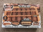 Gotham Steel 1491 Brooklyn Brownie Baking Pan With Built-in Slicer. Fixed Price $22.00.