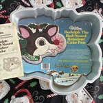 1981 Wilton Rudolph Reindeer Cake Pan Insert & Instruction Book #502-3347. Fixed Price $10.00.