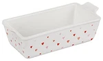 Creuset L'amour Collection Stoneware Loaf Pan 9 X 5 White With Heart Applique. Fixed Price $194.82.