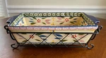 Temptations By Tara Old World Confetti 1.7 Qt Baking Loaf Pan & Rack. Fixed Price $20.00.