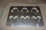 Vtg Kitchen Wilton Pan Mickey Minnie Mouse Cookie Sucker Pop Bake Treats 1995. Fixed Price $8.99.