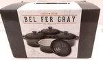 Bel Fer Gray By Dwell Six Limited Edition 4 Mini Ceramic Cocottes W/lids - Nib. Fixed Price $32.96.