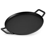 14 Inch Cast Iron Pizza Pan Handles Preseasoned Skillet Round Griddle. Fixed Price $53.93.