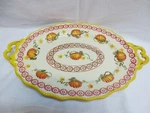 Temptations Pumpkin Patch By Tara 16" Serving Platter. Fixed Price $80.00.