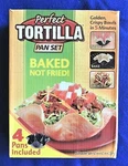 Perfect Tortilla Pan Set 4PC (allstar Products Group) Baked Not Fried New. Fixed Price $7.56.