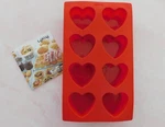 Lekue Silicone 8-CAVITY Valentine Heart Mold For Individual Desserts New. Fixed Price $24.95.