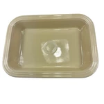 14-1/2 X 10-3/4 Rectangular Yellow Pastel Lasagna Pan. Fixed Price $45.00.