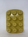 Nordic Ware Mini 12 Bundt/muffin/ Cupcake Pan Yellow #50700. Fixed Price $24.99.