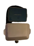 Sur La Table Oven Stoneware Set 2 Pieces Blue Baker W/lids. Fixed Price $29.99.