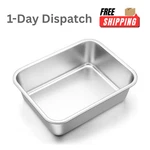 Onader 12.75X10 Inch Deep Stainless Steel Lasagna Pan Cake Baking Dish. Fixed Price $33.16.