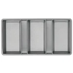 Chicago Metallic Bakeware Aluminized Steel Glazed 3-STRAP Loaf Pan Set. Fixed Price $97.39.
