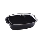 Swiss Diamond - 8.3" X 13" Roaster W/glass Lid. Fixed Price $264.95.