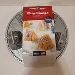 New- Nordic Ware Cozy Village Figural Baking Pan Cast Aluminum 6 Cups. Fixed Price $23.00.