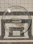 Very Nice Pyrex Clear Round Lid, C, No Chips, Cracks, Free SHIP/48. Fixed Price $12.10.