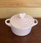 The Bake Shop Mini Casserole Dish W/heart Lid Pink By Master Class Ceramic New. Fixed Price $6.99.
