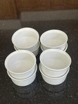 Pillivuyt France 5 Oz. Deep Pleated Ramekin Set Of 8. Fixed Price $60.00.