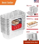 Multi-functional 2 Lb Aluminum Foil Loaf Pans 50 Count For Every Occasion. Fixed Price $35.99.