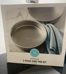 Martha Stewart Aluminum 9-INCH Round Cake Pans 2 Piece Set Baking Cooking. Fixed Price $31.20.
