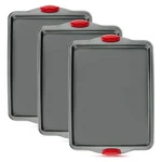 Boxiki Kitchen Premium Nonstick Baking Sheet Pans Set Of 3. Fixed Price $43.99.