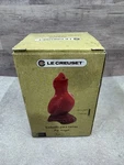Le Creuset Pie Bird Funnel Vent 3.5" Tall "cerise" Stoneware Cherry Red Nib. Fixed Price $24.99.
