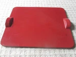 Emile Henry Flame Red Rectangular Baking Pizza Stone Grill Oven 18 X14 France. Fixed Price $74.24.