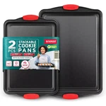 Medium (15.15 X 10.03 And Large (17.1 11.8 Carbon Steel Cookie Shee. Fixed Price $20.99.