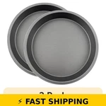 Mainstays 9" Nonstick Round Cake Pan - Gray (2 Pack). Fixed Price $29.99.