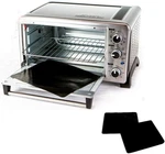 Two-pack 100% Non-stick 11" Toaster Oven Liner. Finally, X 9 Inches, Black. Fixed Price $9.87.