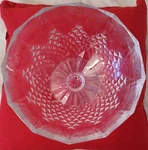 Longchamp Cristal D'arques France Coup Sur Pied 8 3/4" Footed Bowl. Fixed Price $17.50.