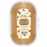 Loaf Pan Liners For Baking Bread 9X5 Inch 180 Pcs Non-stick Parchment Paper.... Fixed Price $19.56.