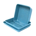 Casaware 3PC Ultimate Series Commercial Weight Toaster Oven Bakeware Set (blue. Fixed Price $67.14.