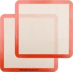 Silicone Baking Mats For PACK-SQUARE-12 Inch, Bright Orange. Fixed Price $23.23.