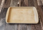 Pampered Chef Small Bar Pan #010605 12"X9"X1" Stoneware Classics Usa Fh Oven. Fixed Price $22.95.