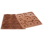 Silikomart 3D Egg Choc Silicone Mould Set Brown. Fixed Price $27.94.