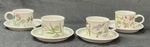 Of 4 Portmeirion Botanic Garden Drum Breakfast Cup & Saucer Sets Old Mark. Fixed Price $52.99.