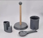 Temp-tations Woodland 4-PIECE Countertop Essentials Set H240370 Gray. Fixed Price $37.46.