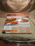 New 12" Copper Chef Perfect Pizza And Crisper Pan Non-stick 3 Pc Set. Fixed Price $18.99.