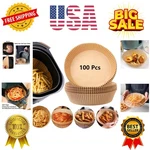Air Fryer Paper Liners, 100PCS Non-stick Disposable Baking For .... Fixed Price $23.99.
