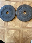 Diversified Products Corp. Two 50 Cast Iron Weight Plate Barbell 100LBS Set. Fixed Price $160.00.