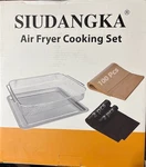 Siudangka Air Fryer Cooking Set Baking Pans Basket. Fixed Price $25.99.