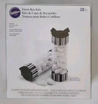Wilton Favor Box Kit 20CT Black And White Fillable Tubes Celebrations Weddings. Fixed Price $7.11.