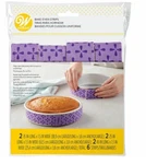 Wilton Bake-even Strips 6PC For Baking Moist Level Cakes 415-0796. Fixed Price $24.99.